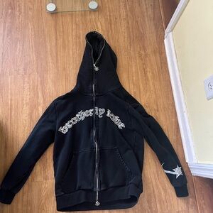 Y2K Style Zip Up “Brotherly Love” Medium